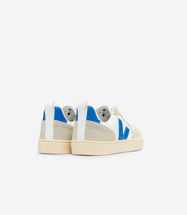 Veja White & Cobolt Blue Lace Sneaker 3260