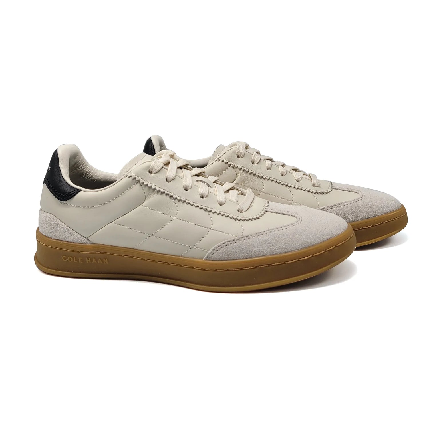 Cole Haan Breakaway Ivory Gum Suede Lace Sneaker