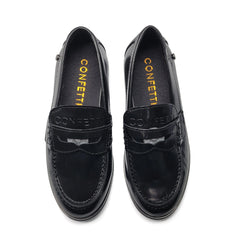 Confetti Black Florentic Penny Loafer 6427