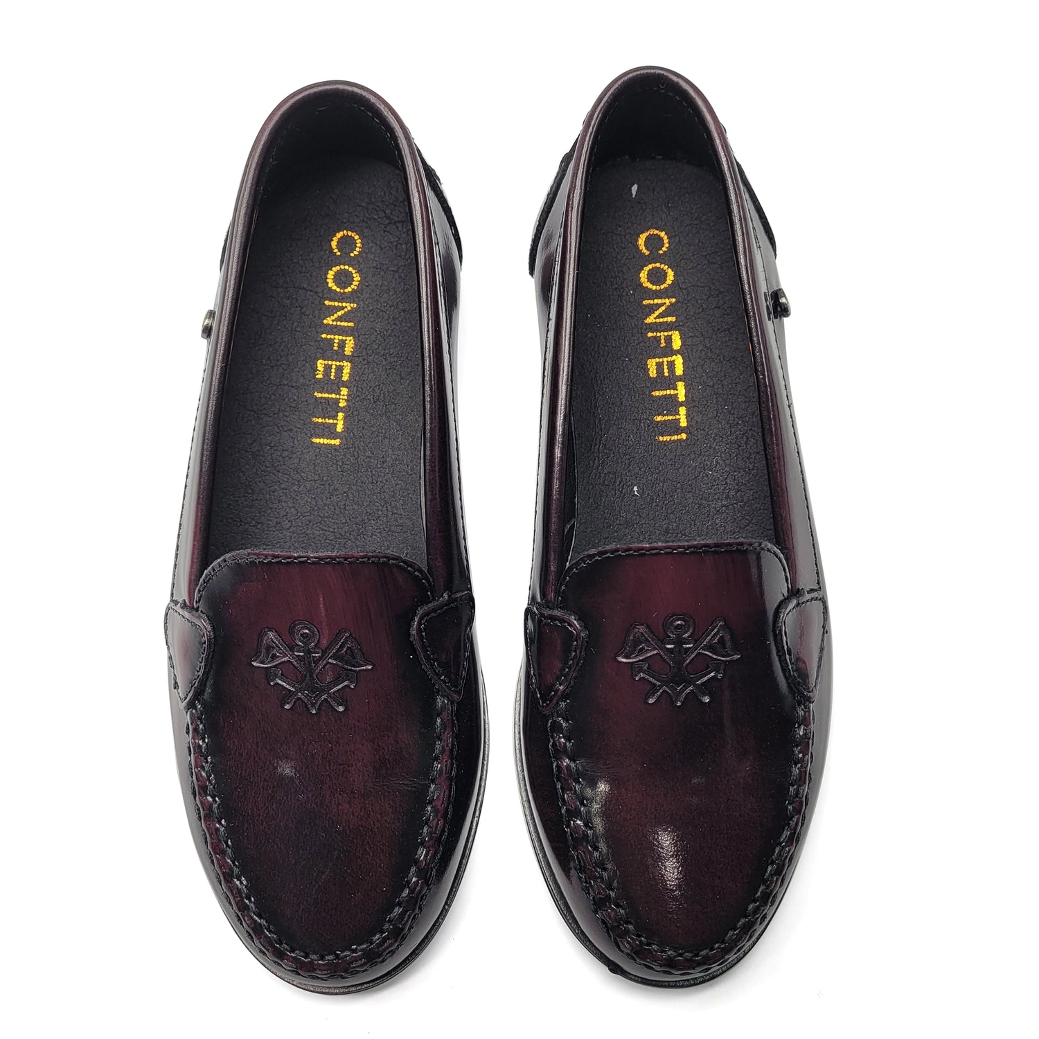 Confetti Burgundy Florentic Loafer
