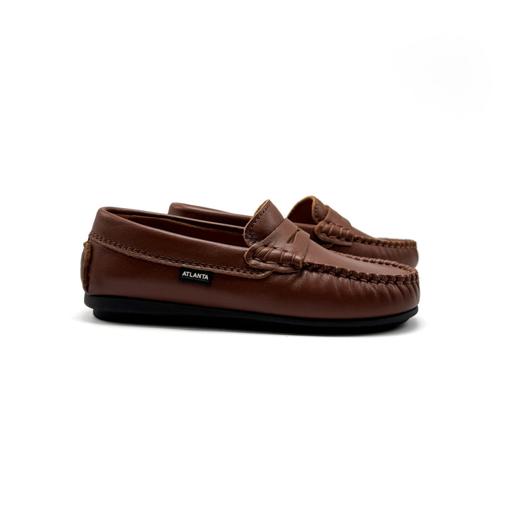 Atlanta Mocassin Camel Brown Penny Loafer 032