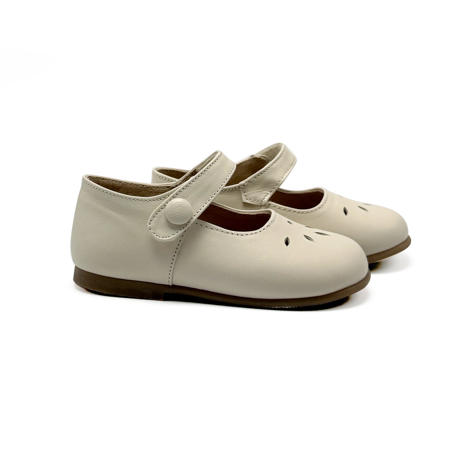 Blublonc arian ivory baby mary jane shoes fast shipping