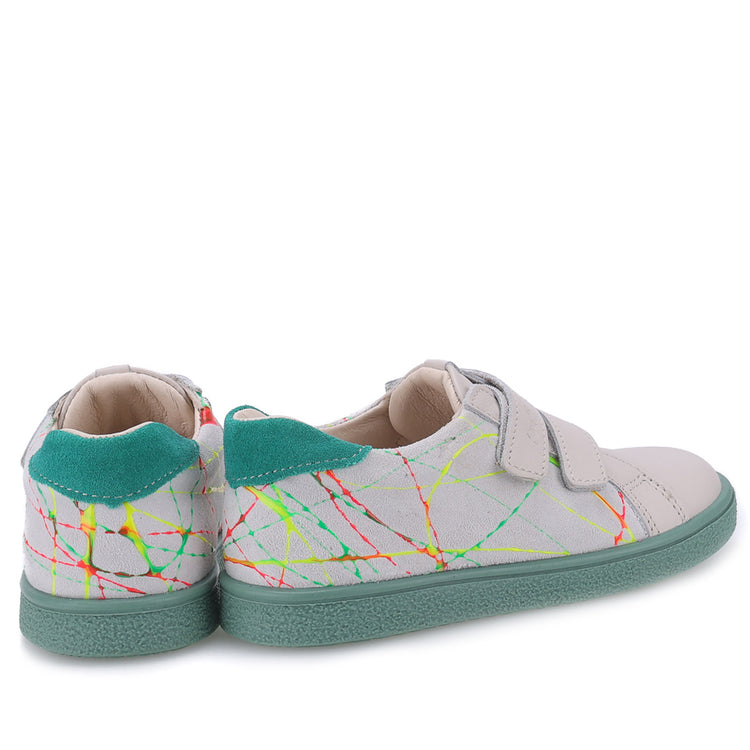 Emel Green Splatter Velcro Sneaker 2740