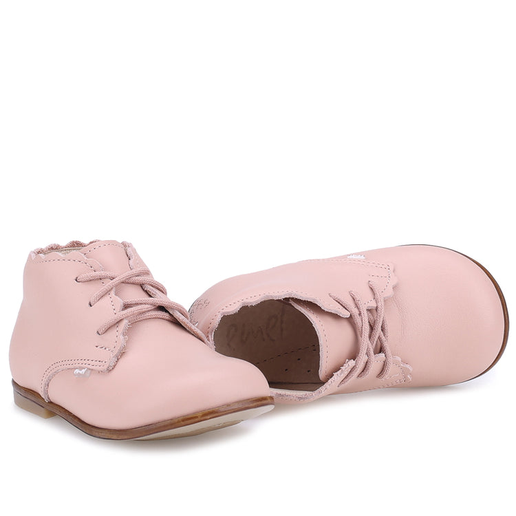 Emel Nude Pink Flower Baby Shoe 1440