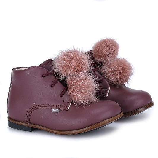 Emel Plum Pink Baby Bootie E1426