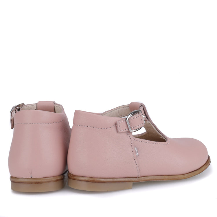 Emel Pink Hearts T-Strap Baby Shoe 2330