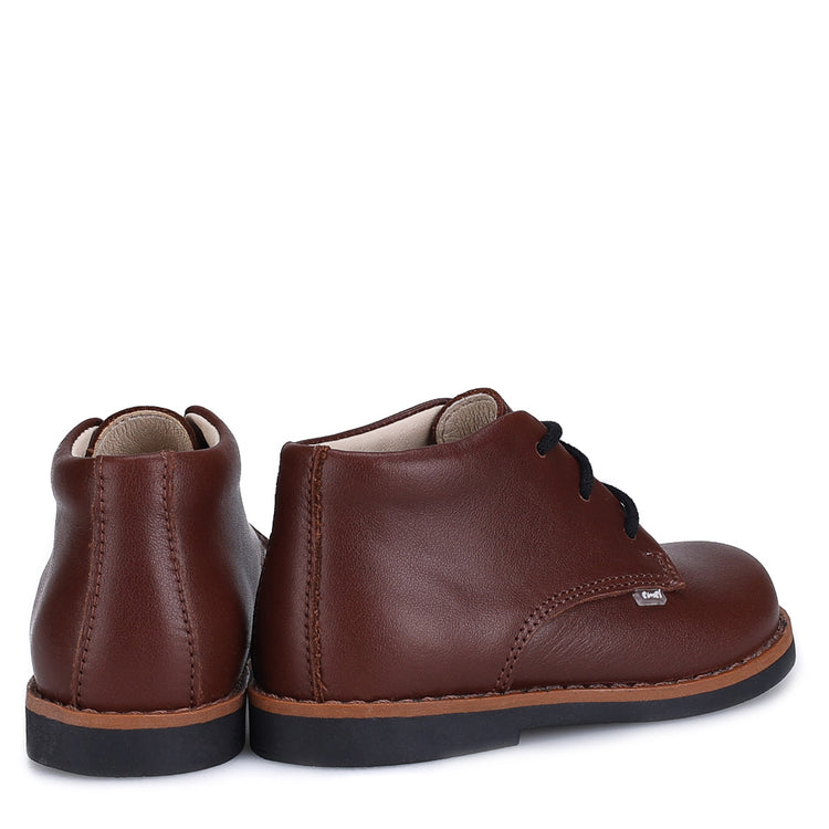 Emel Chocolate Brown Baby Bootie E2412