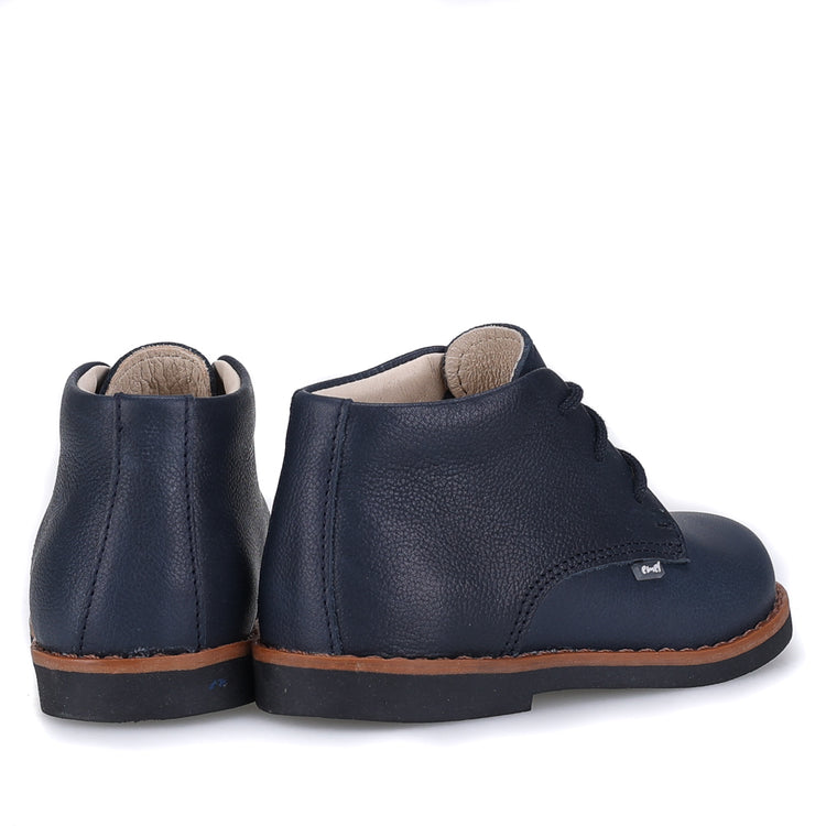 Emel Navy Pebbled Baby Bootie E2412