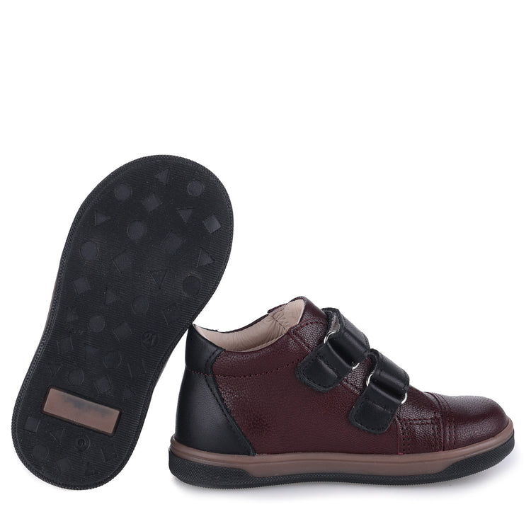 Emel Dark Burgundy Velcro Sneaker 2675