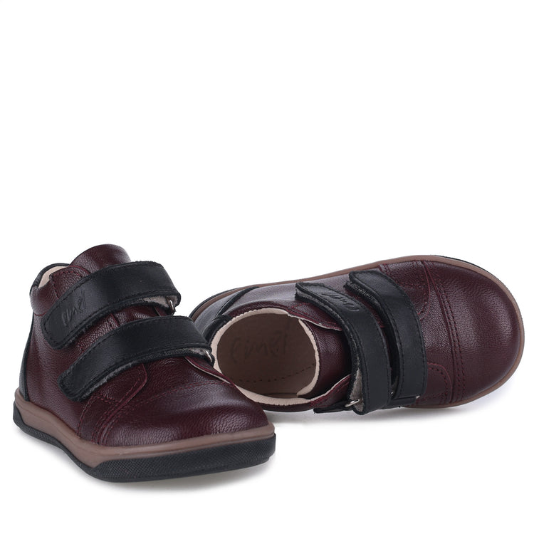 Emel Dark Burgundy Velcro Sneaker 2675