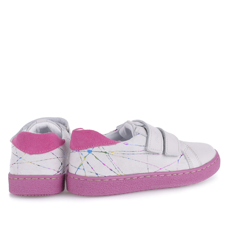 Emel Pink Splatter Velcro Sneaker 2740