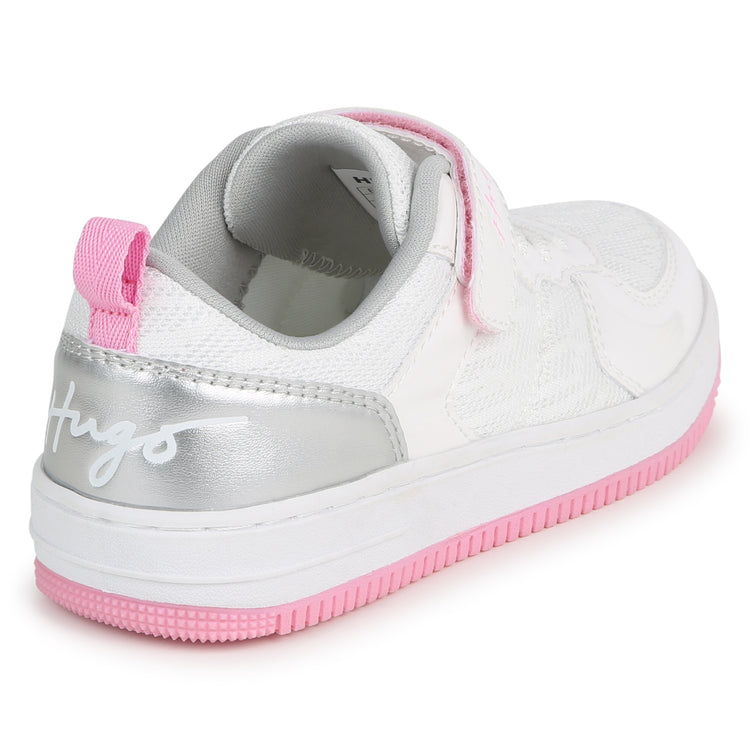 Hugo Silver Pink Velcro Sneaker G00103