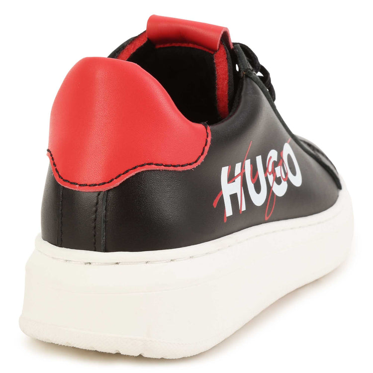 Hugo Black Red Lace Sneaker 29008