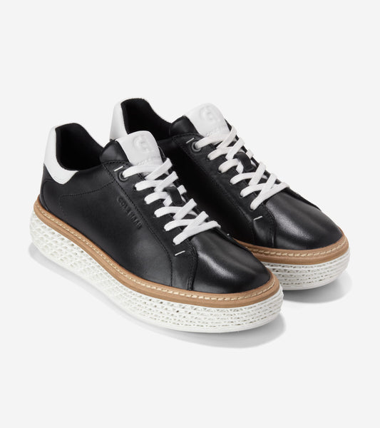 Cole Haan GrandPrø SkyWeave Black White Lace Sneaker W34428