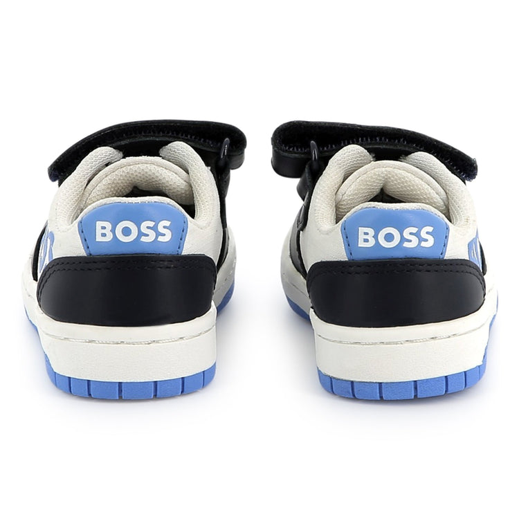 Hugo Boss Blue Combo Velcro Sneaker J51260