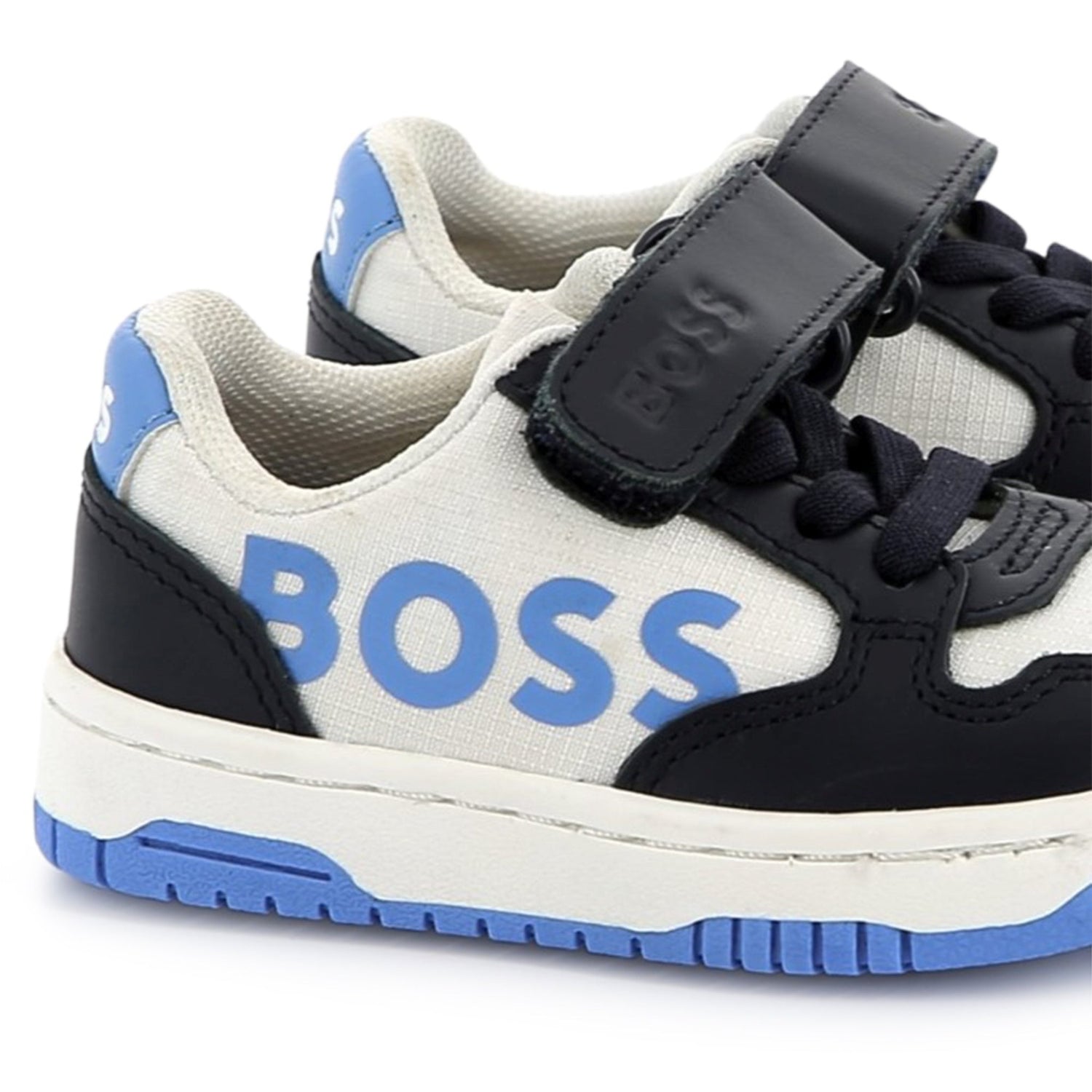 Hugo Boss Blue Combo Velcro Sneaker J51260