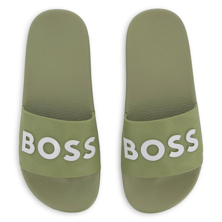 Hugo Boss Lime Green Slide J51643