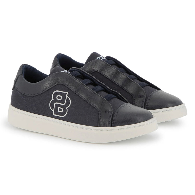 Hugo Boss Midnight Navy Slip On Sneaker J51657