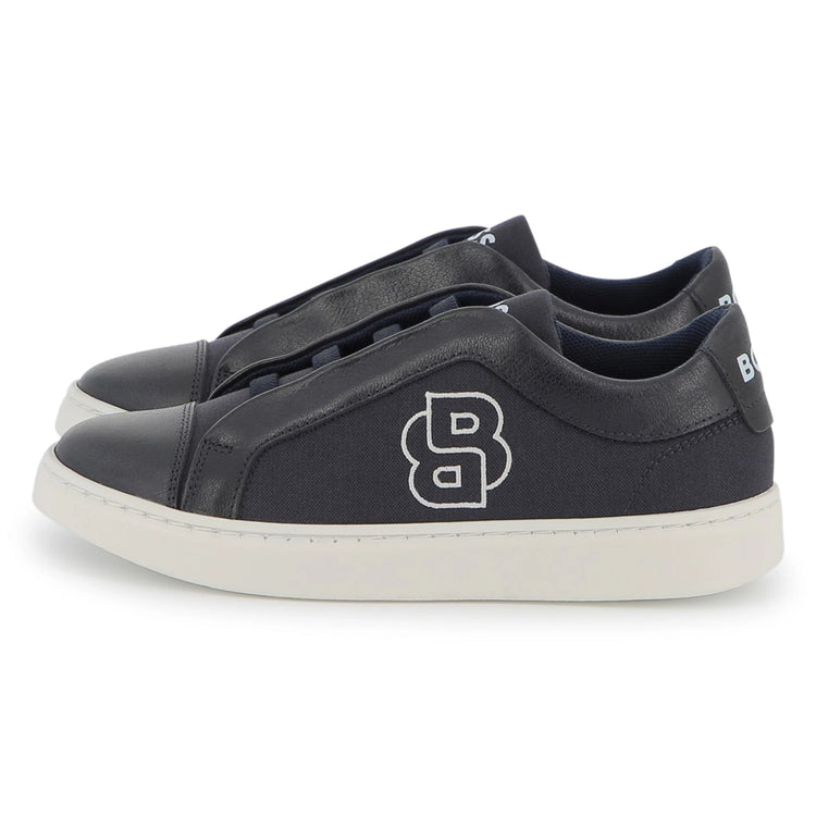 Hugo Boss Midnight Navy Slip On Sneaker J51657