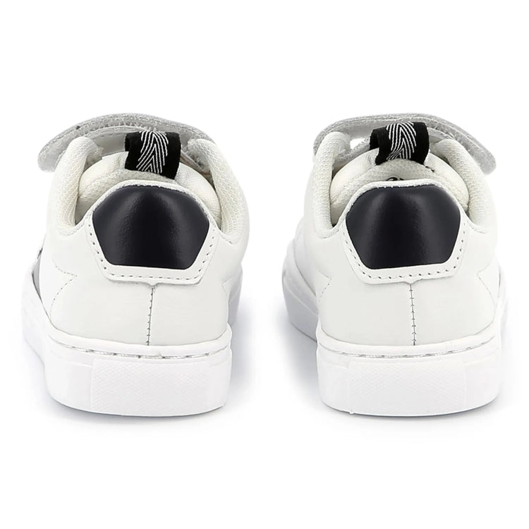 Hugo Boss White Black Velcro Sneaker J52165