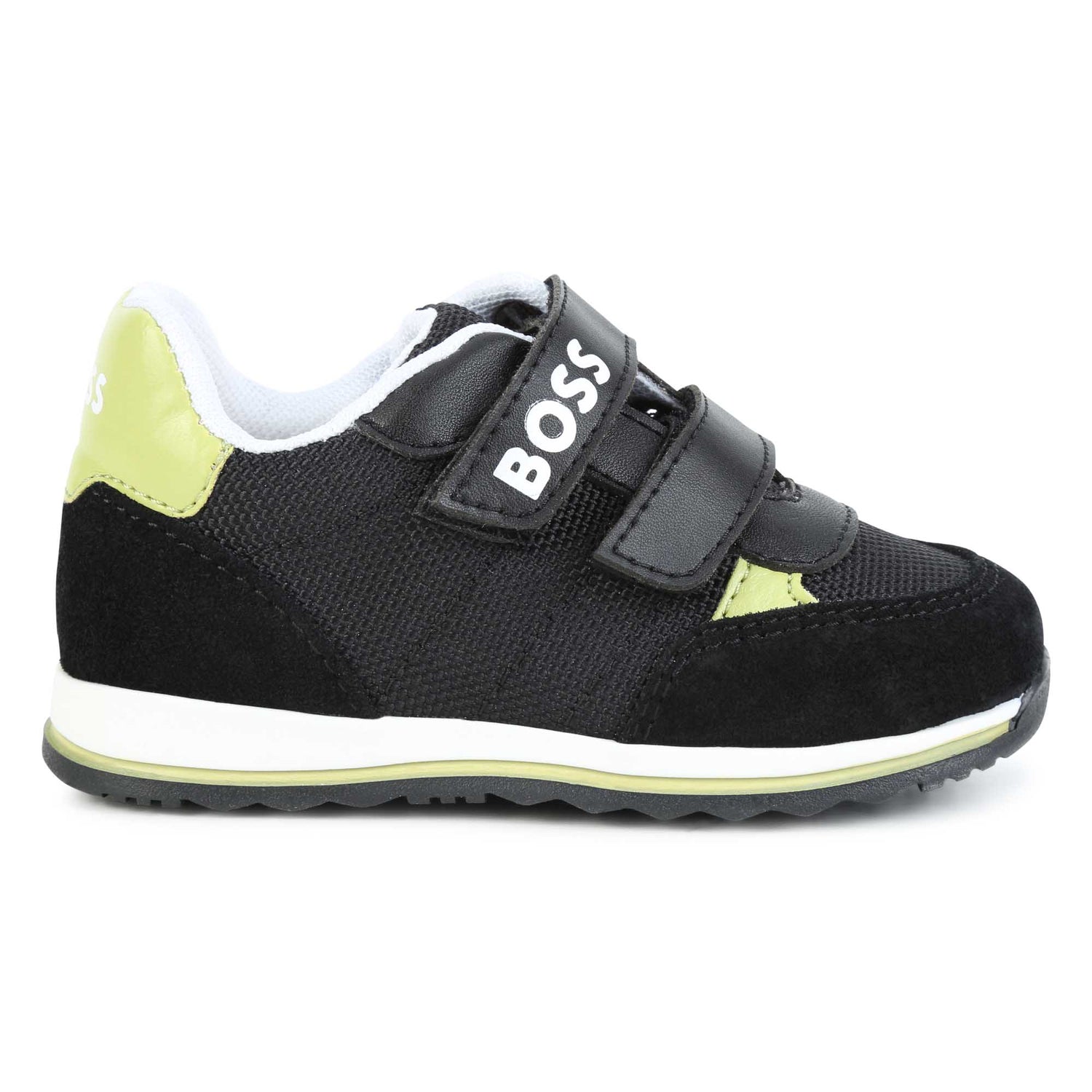 Refinement Uheldig squat Hugo Boss Black & Green Velcro Sneaker J09201 – Laced Shoe Inc