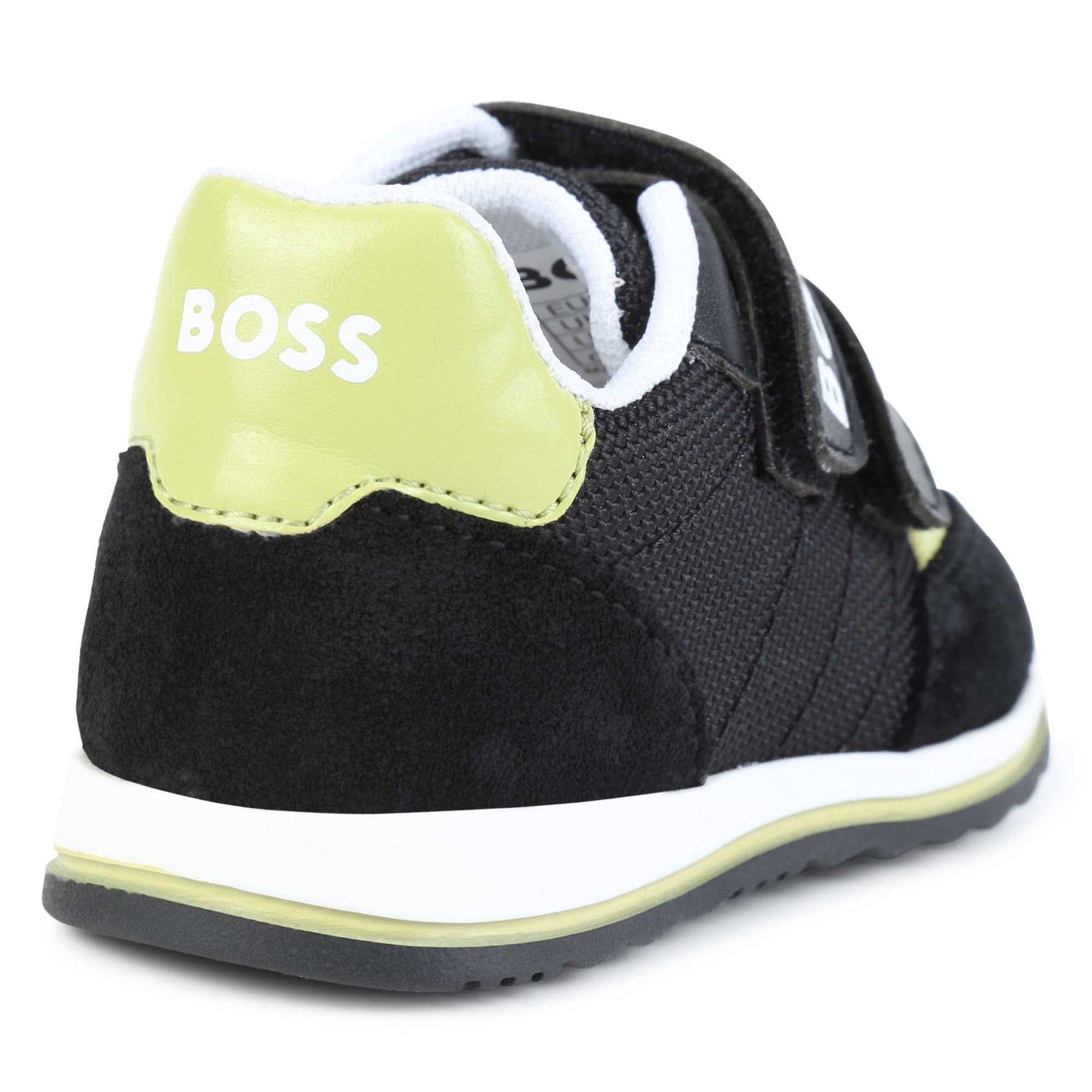 Refinement Uheldig squat Hugo Boss Black & Green Velcro Sneaker J09201 – Laced Shoe Inc