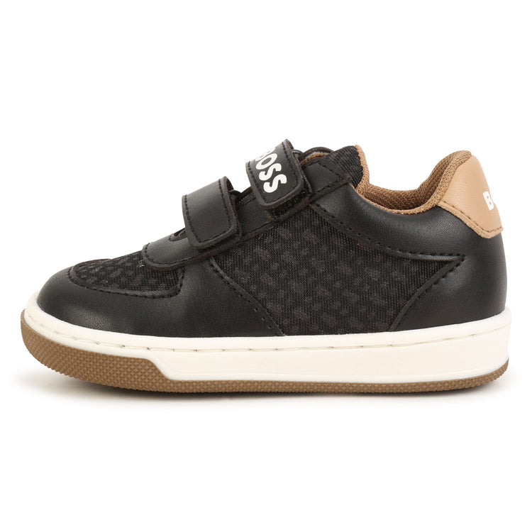 Hugo Boss Black Tan Velcro Sneaker J09206