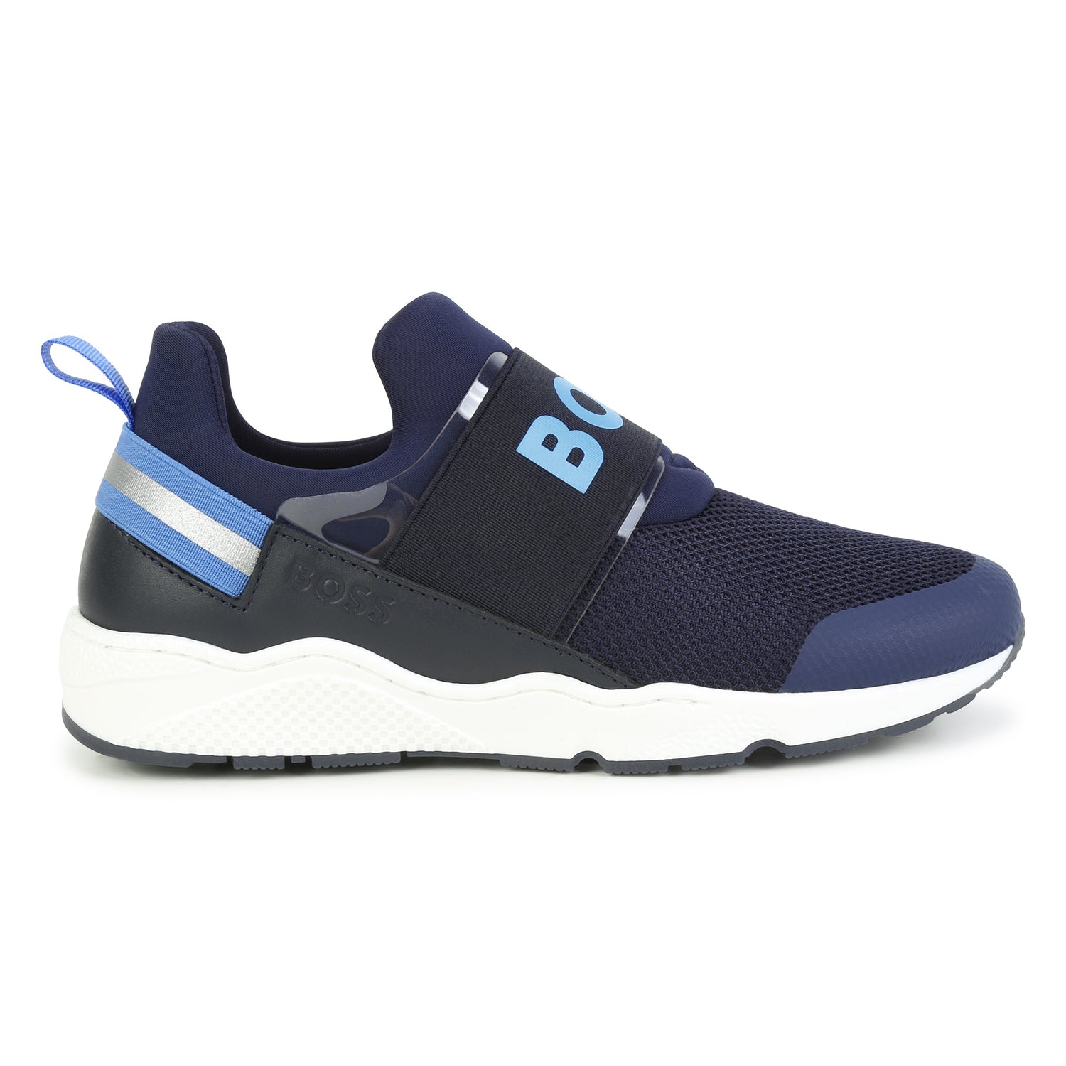 Hugo Boss Navy Blue Mesh Slip on Sneaker J29346 – Laced Inc