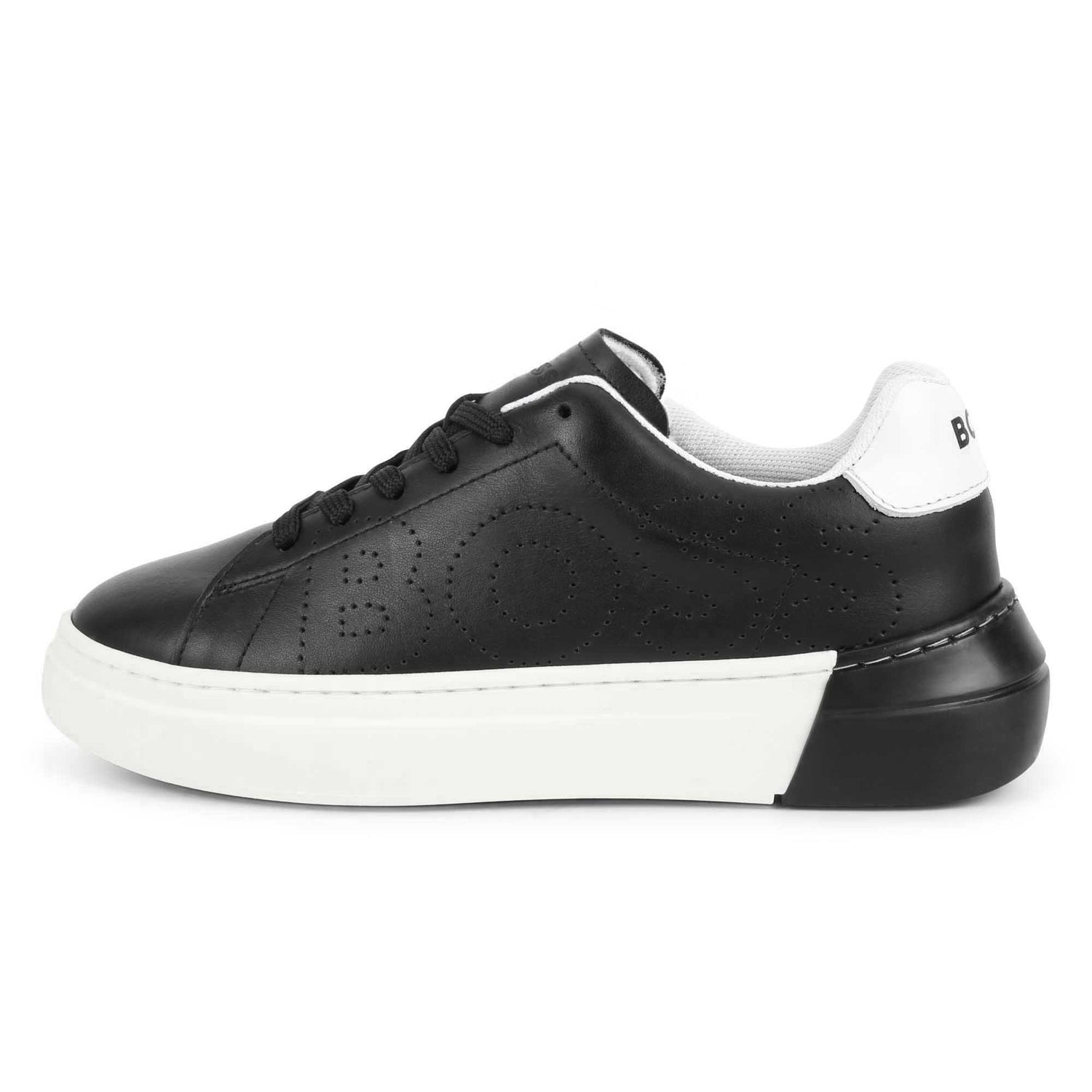 Hugo Boss Black Embossed Lace Sneaker J29357 – Laced Shoe Inc