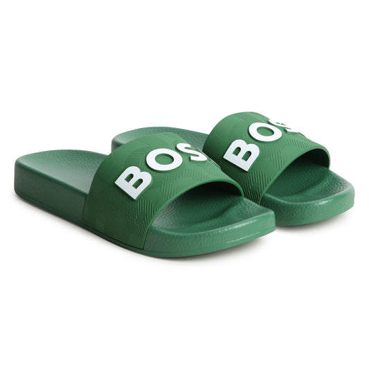 Hugo Boss Khaki Green Slides J50879
