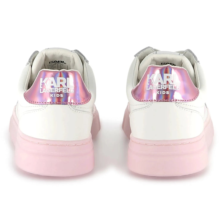 Karl Lagerfeld Pink Lace Sneaker Z30377