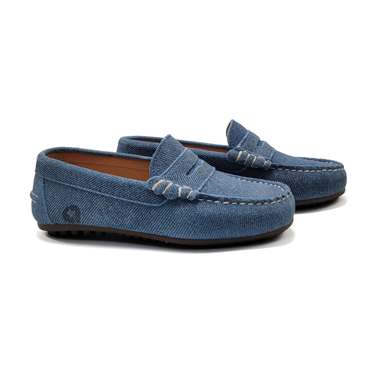 denim blue loafer