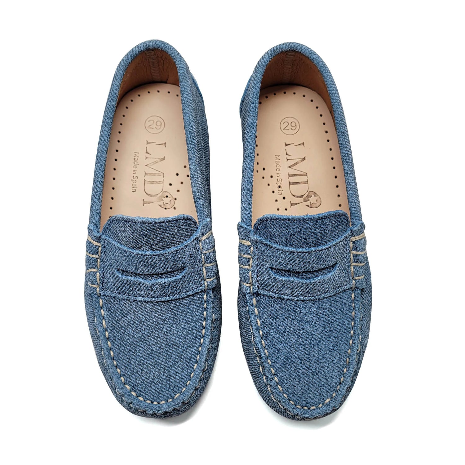 fun summer blue loafer jeans