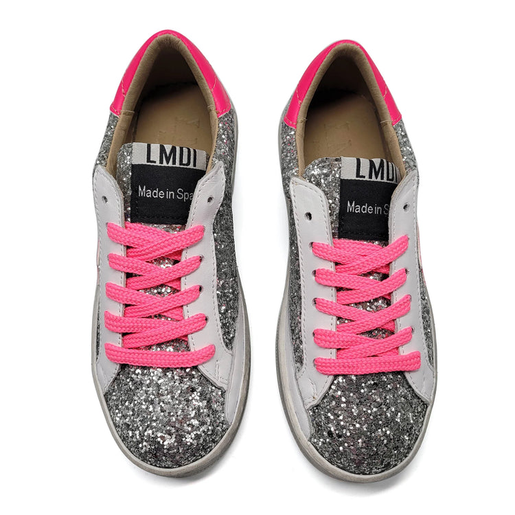 funky lace sneaker teens glitter