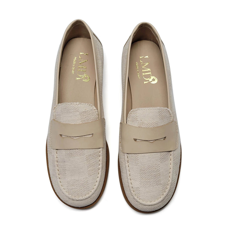 pretty linen teen penny slip on dressy