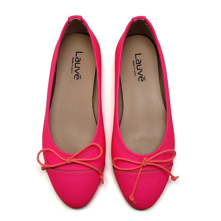 Lauve Lotus Gum Bow Ballet Flat 2241