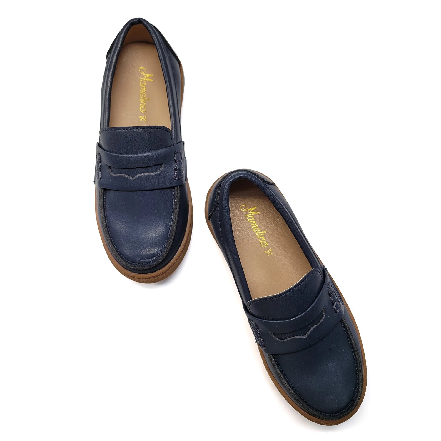 Mamelina Midnight Blue Penny Slip On Sneaker Loafer 16067