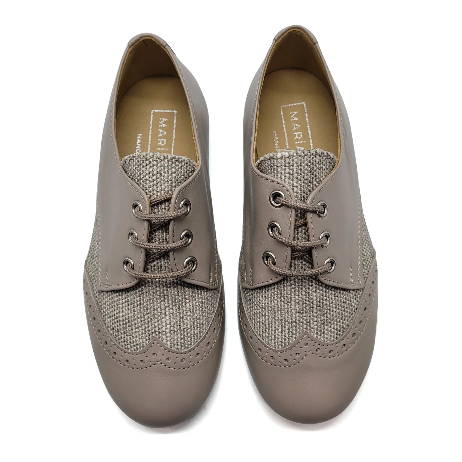 Maria Catalan Clay Linen Lace Shoe 505709