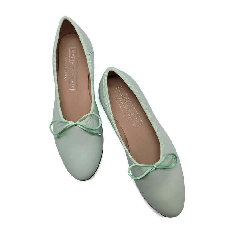 Maria Catalan Mint High Cut Ballet Flat 600713