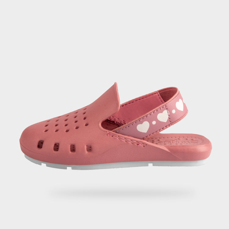 Slinger Mauve Hearts Water Shoe