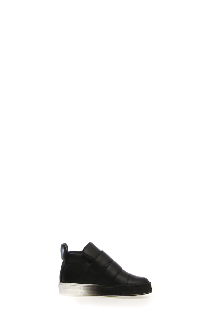 Naturino Collyn Black Ombre Velcro Hi Top Sneaker