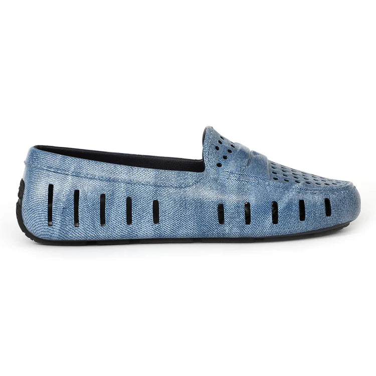 Floafers Posh Blue Denim Slip on Water Shoe (WOMENS)