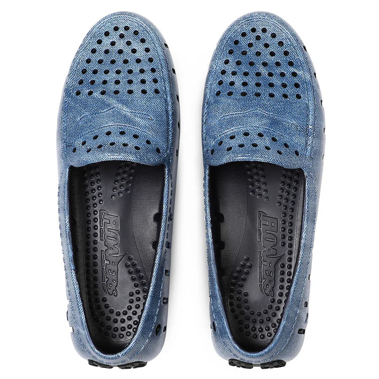 Floafers Posh Blue Denim Slip on Water Shoe (WOMENS)