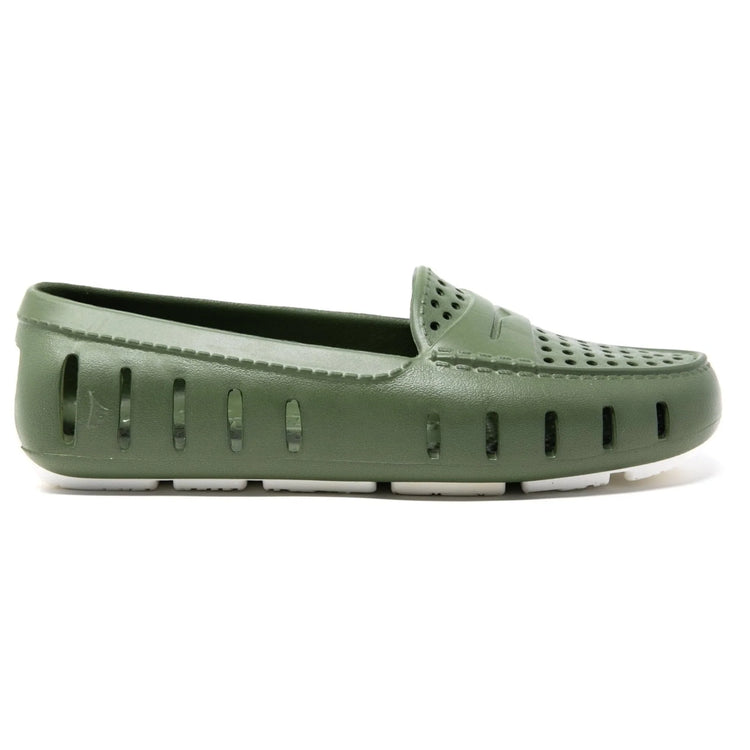 Floafer Driver Cypress Green Bright White Loafer  (Womens)