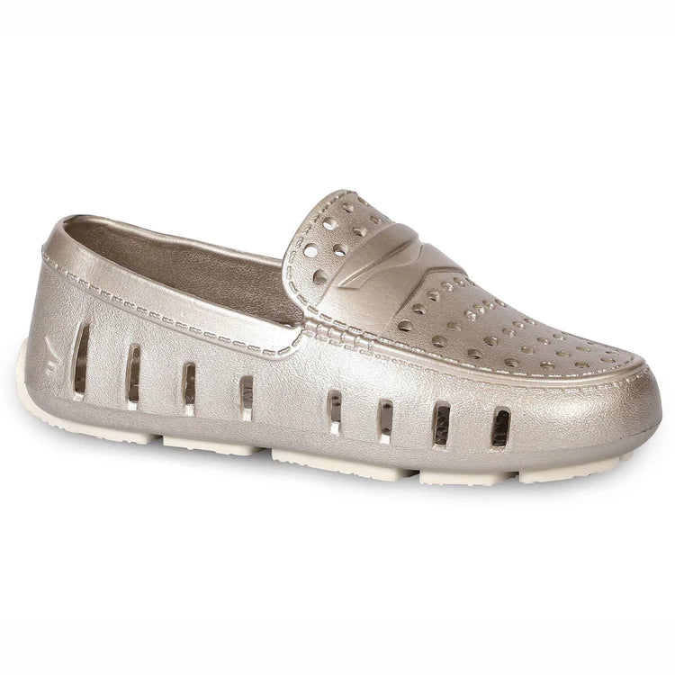 Floafers Prodigy Champagne Metallic Slip on Water Shoe