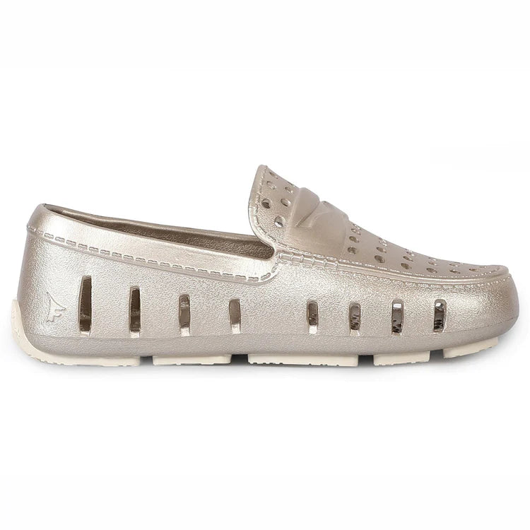 Floafers Prodigy Champagne Metallic Slip on Water Shoe