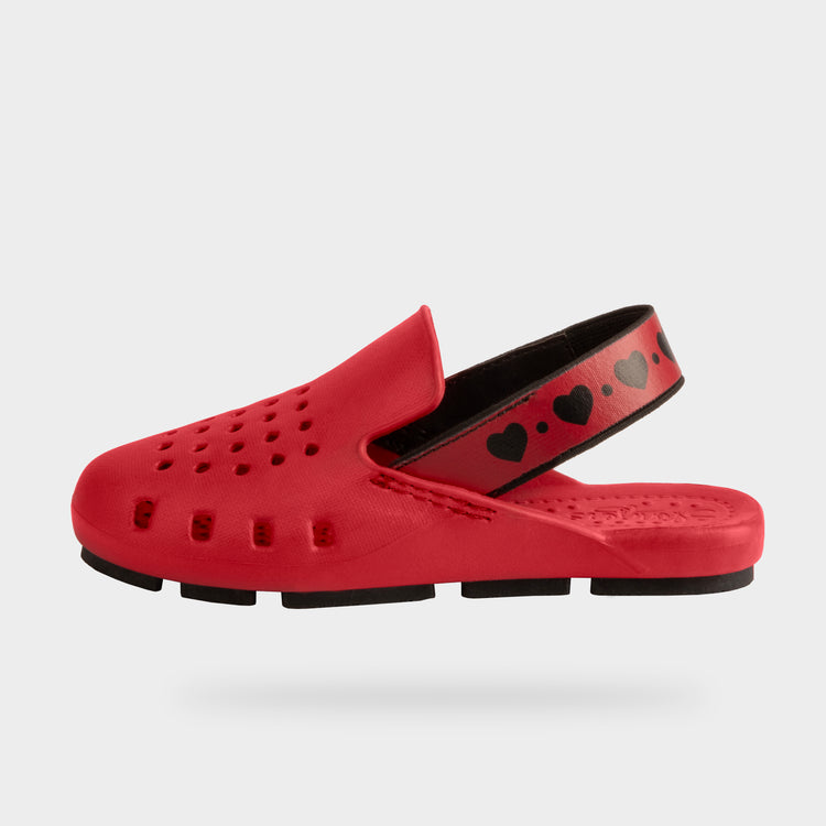 Slingers Red Hearts Slingback Water Shoes