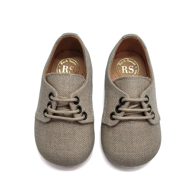 Ruth Secret Natural Linen Lace Shoe 703