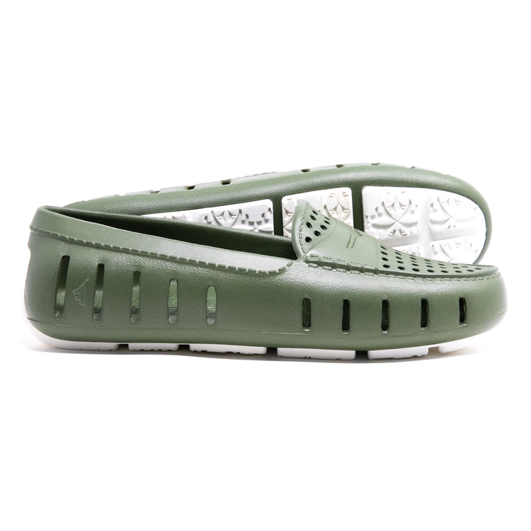 Floafer Driver Cypress Green Bright White Loafer  (Womens)
