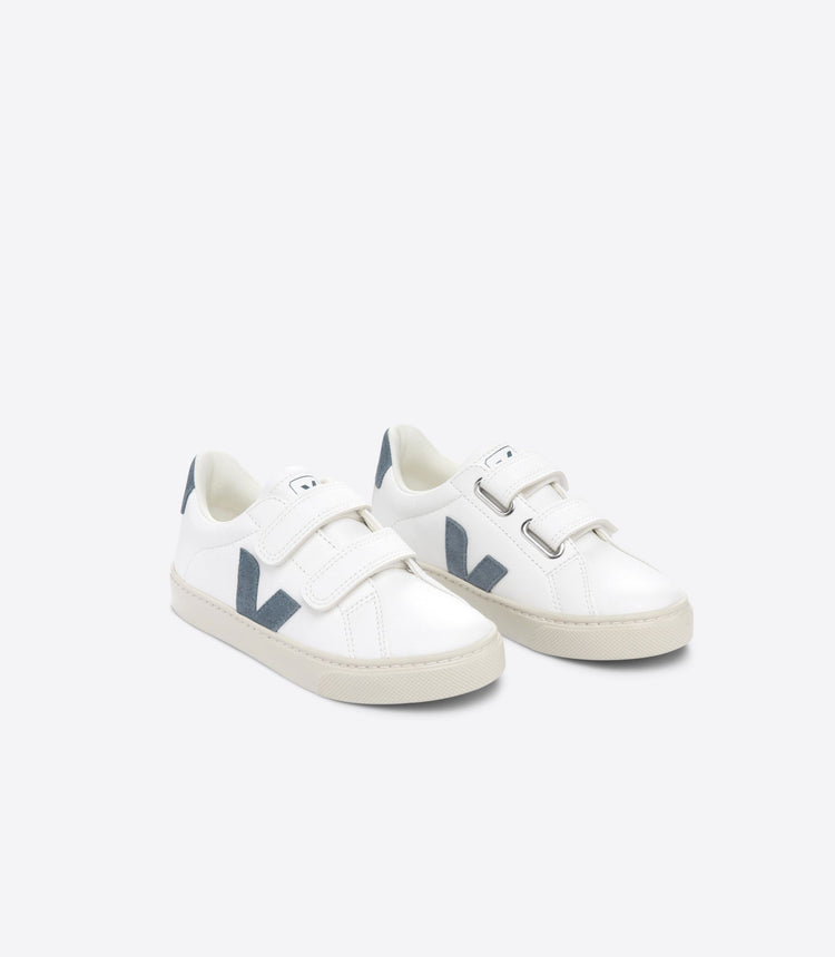 Veja White Blue Velcro Sneaker V102